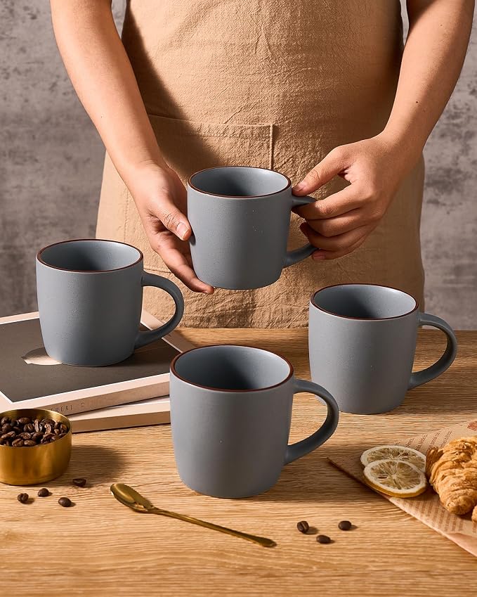 famiware Mercury Coffee Mugs 13 oz, Coffee Mugs Set of 4 - Image 7