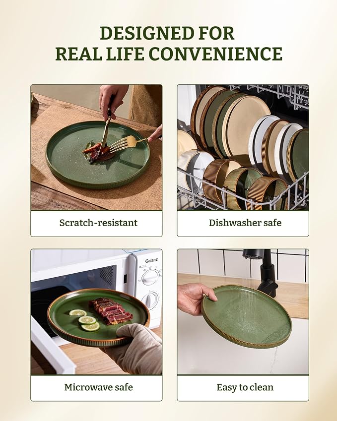 famiware Star 10/8 inches Salad Plates Set - Image 8