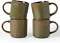 famiware Coffee Mug Set for 4, Star 12 oz Catering Mugs Cup Set by Famiware