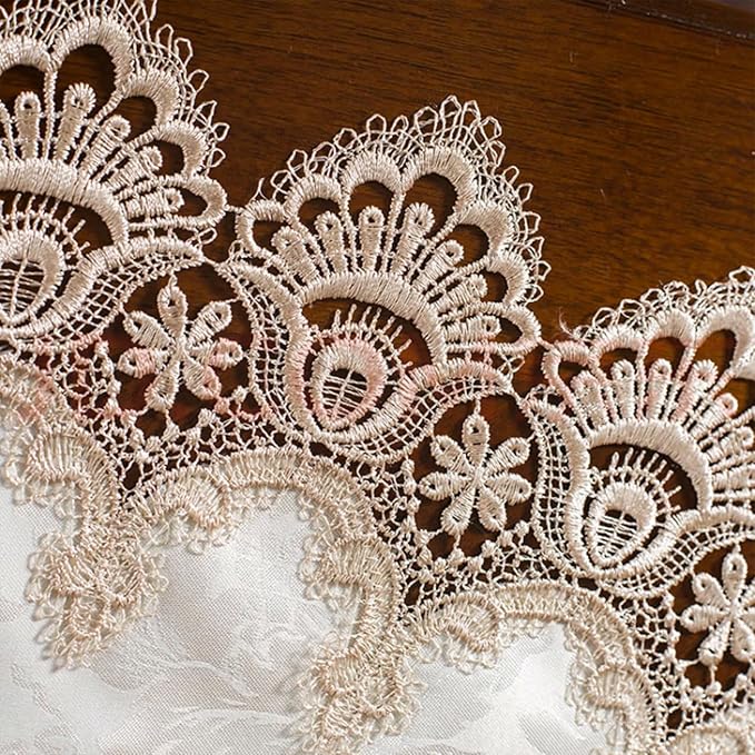 Coffee Tablecloth for Living Room Center Table Doilies Embroidery Lace - Image 4
