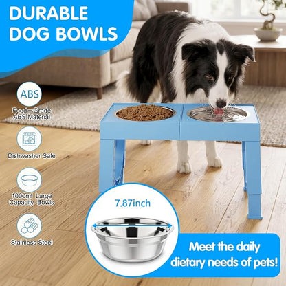XIAZ Elevated Dog Bowls Large Breed Raised Dogs Bowl Stand Large/Medium Sized - Image 7