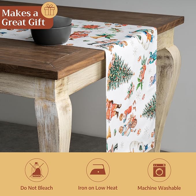 Maison d' Hermine Table Runner 100% Cotton 14.50" x 108" | Table Runners 108 - Image 5