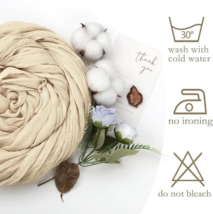 12 Pack Beige Cheesecloth Table Runner 10ft Boho Gauze Fabric Cheese Cloth - Image 5