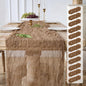 12 Pack Coffee Brown Cheesecloth Table Runners, 120 Inch 10Ft Gauze Table Runner by YARGEZON