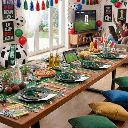 175Pcs Green Plastic Plates - Image 6