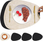 Faux Leather Placemats Set of 4, Dual Sided by Chitomars