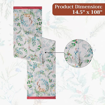 Maison d' Hermine Table Runner 100% Cotton 14.50" x 108" | Table Runners 108 - Image 7