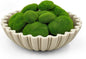 Modern Decorative Bowl for Home Decor - 10.6” Large Beige Resin & Sandstone Centerpiece Bowl for Entryway Table, Coffee Table, Kitchen Counter or Serving Fruit, Includes 10PCS Artificial Moss Rocks