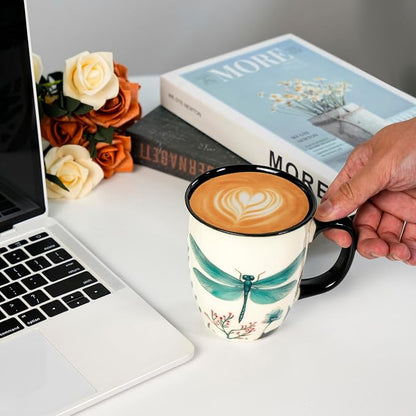16 oz Dragonfly Coffee Mug, Color Changing Cup | Ceramic Coffee Cup, Heat - Image 6