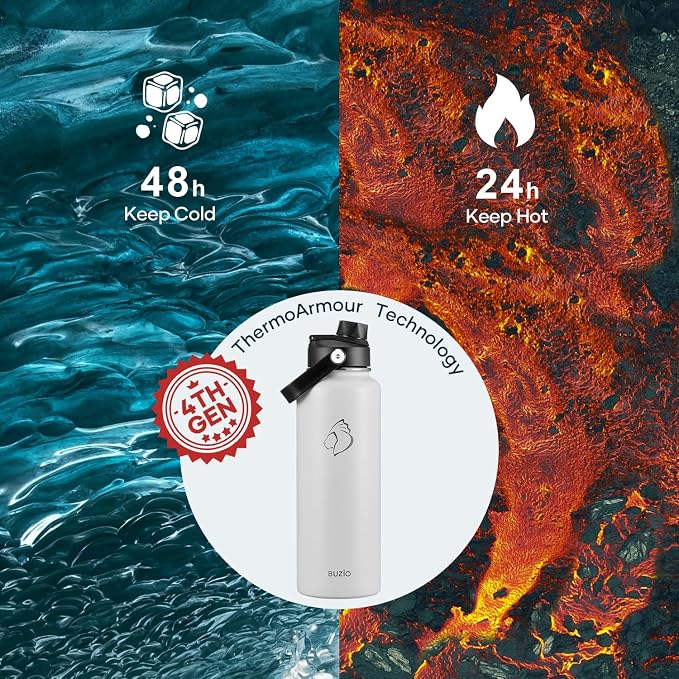BUZIO Triple Wall Vacuum Water Bottle - Image 2