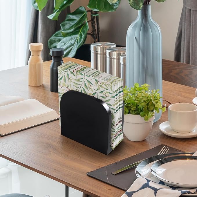 ALELION Black Napkin Holder for Table - Image 6