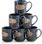 LYEOBOH Espresso Cups, Coffee Cups, Tea Cup, Coffee Cups Ceramic Set of 6 by LYEOBOH
