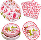 180PCS Cowgirl Paper Plates and Napkins Party Supplies Serve 60 | by Osonm