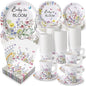 Pickmesh 252 Pcs Baby in Bloom Tea Party Supplies by Pickmesh
