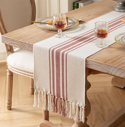 Caflife Boho Fall Table Runner for Modern Farmhouse Decor, Dining Table décor - Image 2