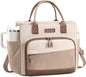 LOVEVOOK Lunch Box for Women, Adult Lunch Bag for Work, Khaki-brown | Upgraded by LOVEVOOK