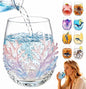 Coral Reef 3D Ocean Glassware, Unique Embossed Wine Glass Tumbler | Artisanal by Unknown