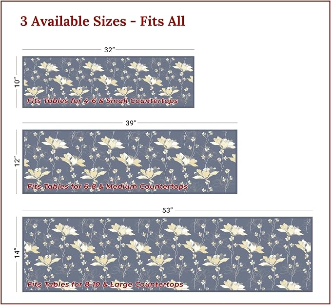 Heat Resistant Table Runner, 53 x 14 Inch - Image 4