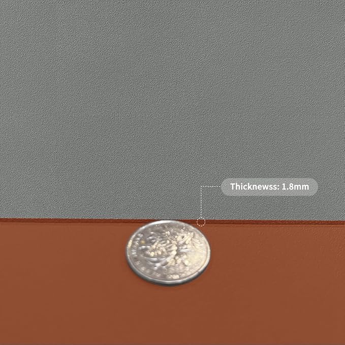 Dresser Top Cover - Can Be Used On Both Sides Waterproof and Easy to Clean Good Flatness Used for Dresser Table(Brown+Gray 10x42)