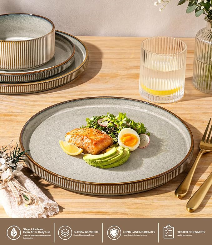 GBHOME Stoneware Dinnerware Sets - Image 2