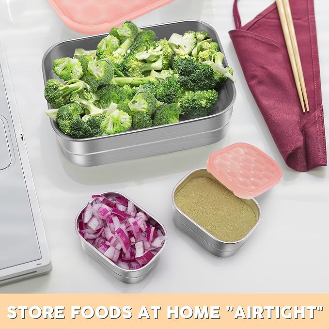 Small Stainless Steel Lunch Containers - Image 8