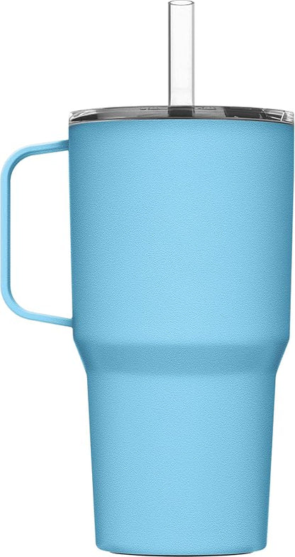 CamelBak Straw Mug Stainless Steel Drinkware 24oz, Nordic Blue | Reliable - Image 3