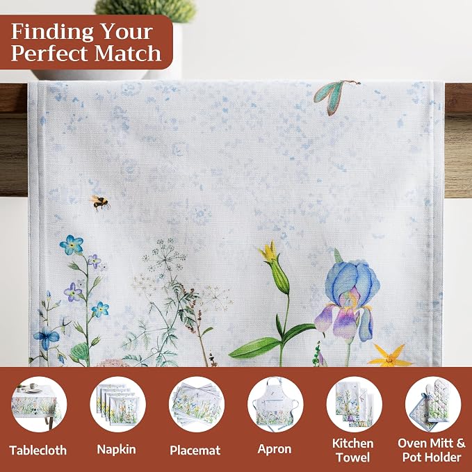 Maison d' Hermine Table Runner 100% Cotton 14.50" x 108" | Table Runners 108 - Image 4