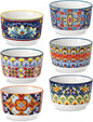 vancasso 6 Oz Ramekins Oven Safe Set of 6, Ceramic Baking Souffle Dishes | by vancasso