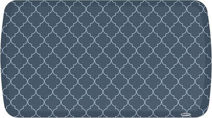 GelPro Elite Premier Anti-Fatigue Kitchen Comfort Floor Mat, 20x36, Trellis Deep Sea Stain Resistant Surface with Therapeutic Gel and Energy-Return Foam for Health & Wellness