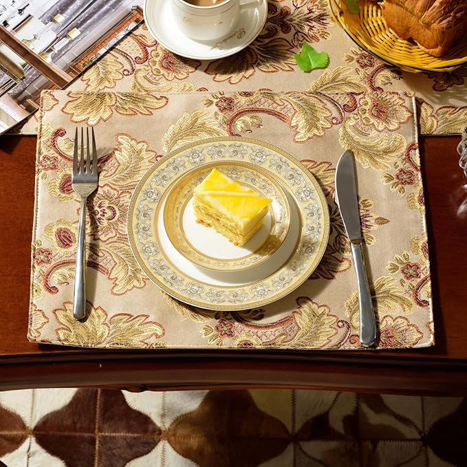 Extra Luxury Dinner Placemats Set of 6, - Image 3
