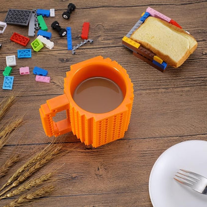 DEEXITO Build on Brick Coffee Mugs, Creative DIY Kids Party Cups - Image 5