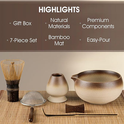 Matcha Set, 7-Piece Matcha Whisk Set - Image 2
