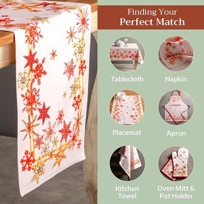 Maison d' Hermine Table Runner 100% Cotton 14.50" x 108" | Table Runners 108 - Image 5