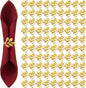 WILLBOND Leaf Napkin Rings Holders Fall Party Napkin Rings by Willbond+Technology+Limited