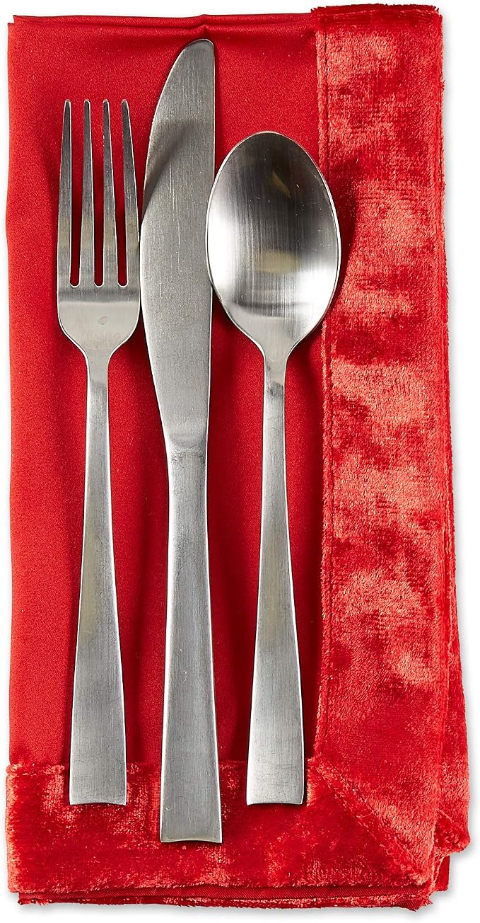 DII Velvet Collection Tabletop, Napkin Set - Image 2