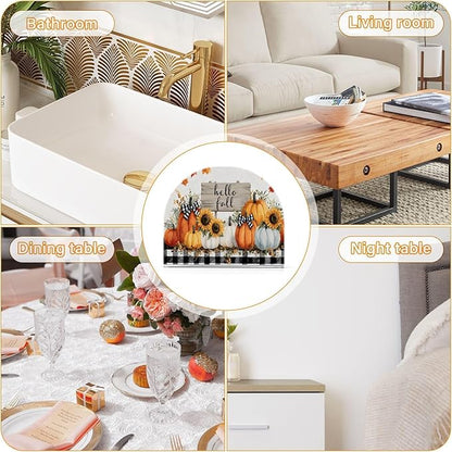 Pumpkin Napkin Holder for Table Kitchen Decor Acrylic Paper Napkin Holders for Tissue Dining Room Indoor Outdoor Party Holiday Accessories