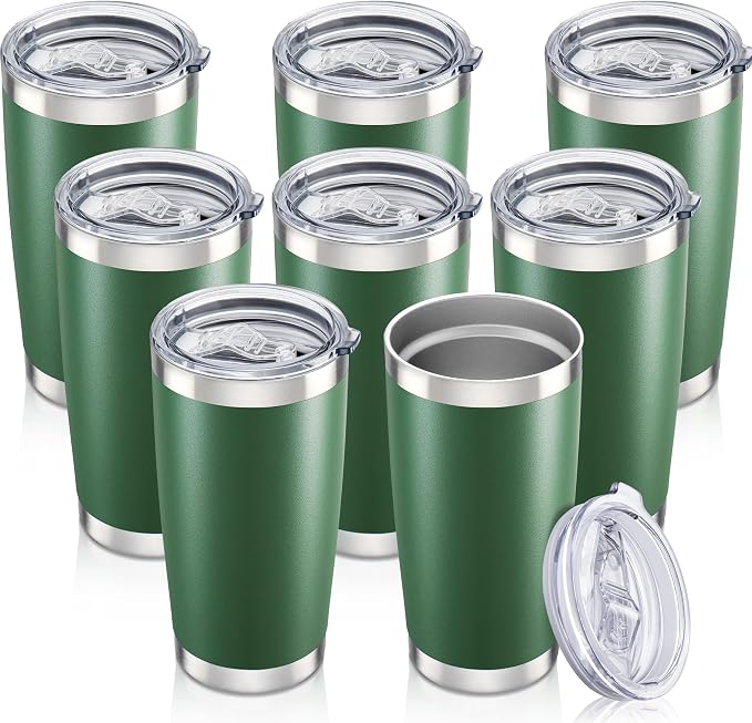 20 oz Tumbler with Lid Stainless Steel Insulated Tumblers Bulk Cups Mug | by Orebigo