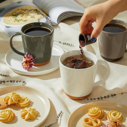 Sweese Porcelain Coffee Mugs Set of 4-16 Ounce -Microwavable, Coffee Cups - Image 4