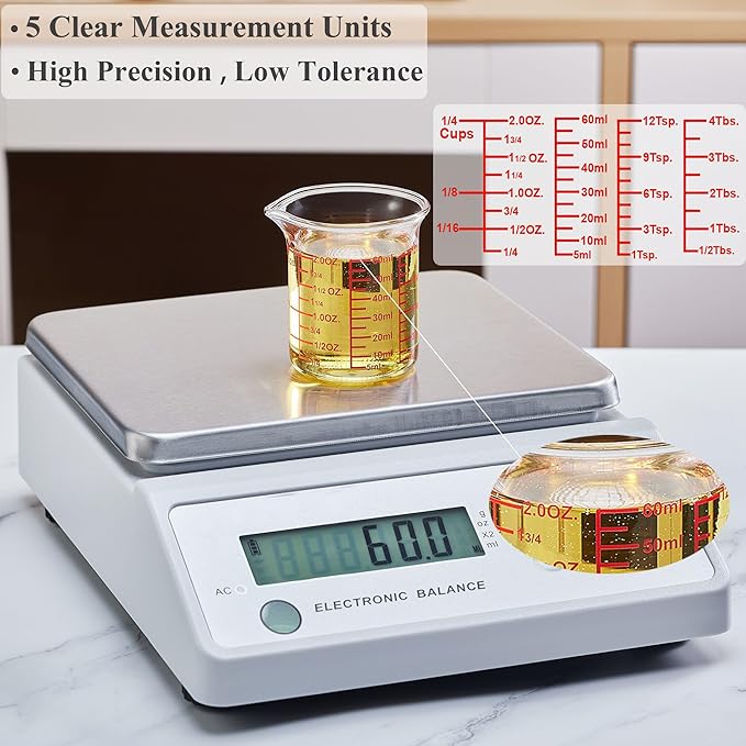 High Borosilicate Glass Measuring Cup-V-Shaped Spout，Glass Measuring Beaker - Image 3