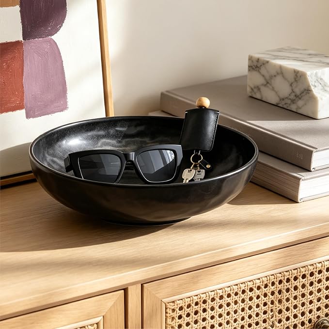 Ceramic Decorative Bowl, Reinforced Ceramic Catchall Bowl - Image 2
