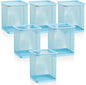 Segarty Pencil Holder, 6 Pack Square Light Blue Pen Holder by Segarty