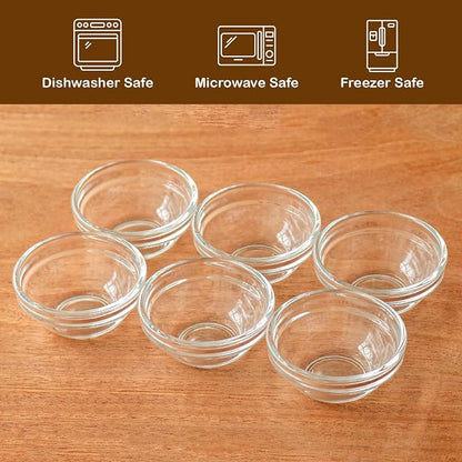 1.5 oz Clear Glass Bowl, Mini Prep Dish - Image 6