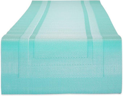 DII PVC Tabletop Collection Woven Indoor/Outdoor, Table Runner by DII