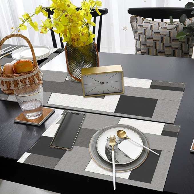 Table Runner and Placemats Set of 6 - Image 6