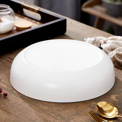 10'' Large Serving Bowl, 2.8 Quart Big Salad Pasta Bowl, Porcelain Fruit Bowl - Image 6