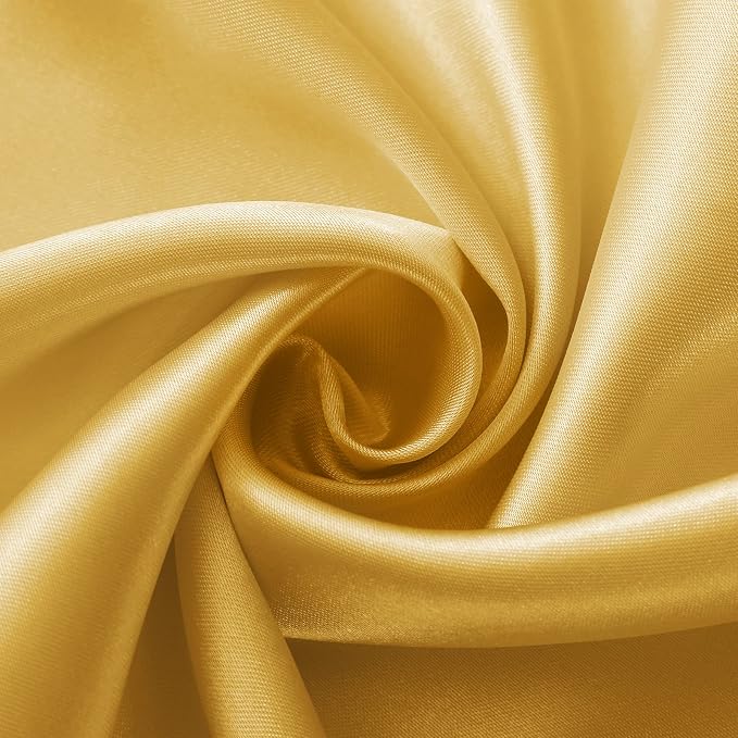 Horbaunal 24 Pack Yellow Gold Satin Table Runner 12 x 108 Inch | Smooth Table - Image 6