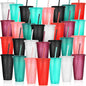 Honeydak 30 Pack Tumbler with Straw and Lid Bulk Cups by Honeydak