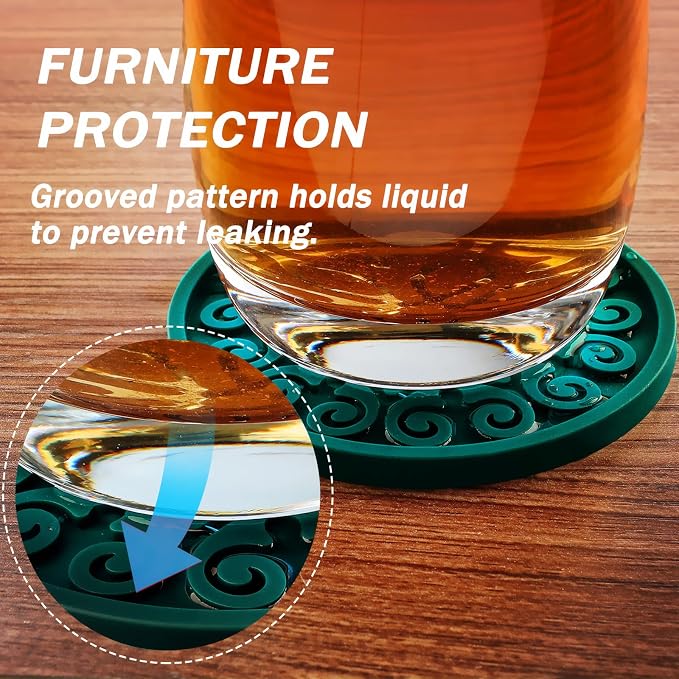 Coasters for Drinks, Silicone Coasters - Image 4