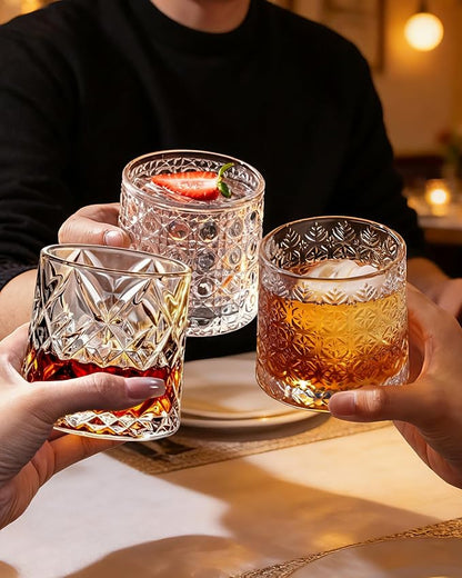 CEEFU 360° Spinning Whiskey Glasses Set - Image 8