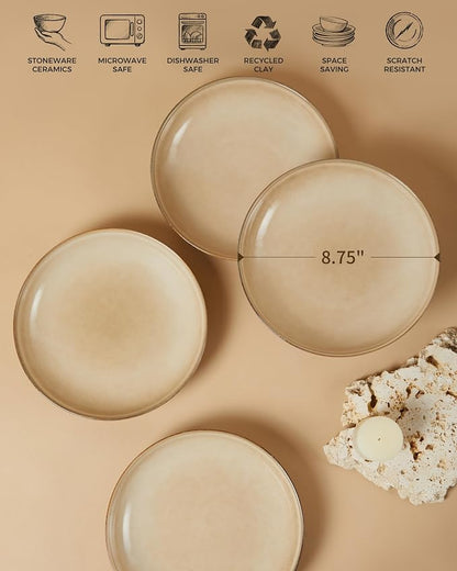 8.75 Inch Large Ceramic Pasta Bowls, 32 Oz Reactive Glaze Stoneware Pasta - Image 3